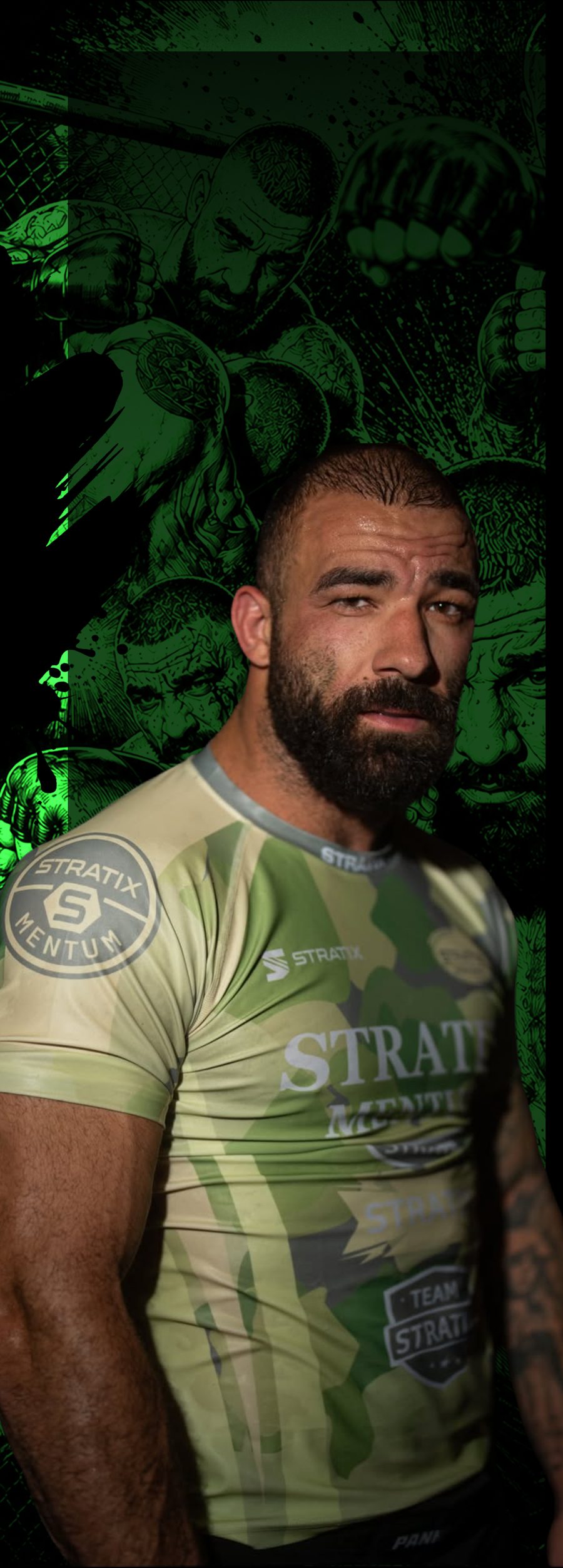 Porträt von Marko Gligorić im Team-Shirt